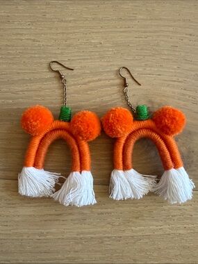 Mickey pumpkin earrings